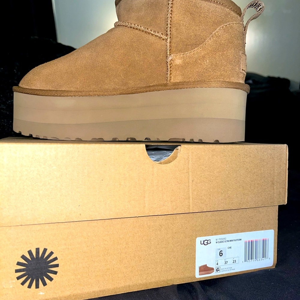 Women's Ugg Classic Ultra Mini Platform Booties